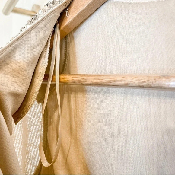 Eliza J gold sequin diamond panel dress NWT size 4 - Picture 13 of 13